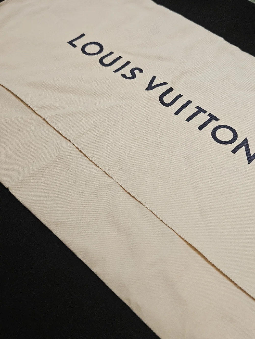Authentic Louis Vuitton Fabric Dust Bag Envelope Flap Style 21 3/4